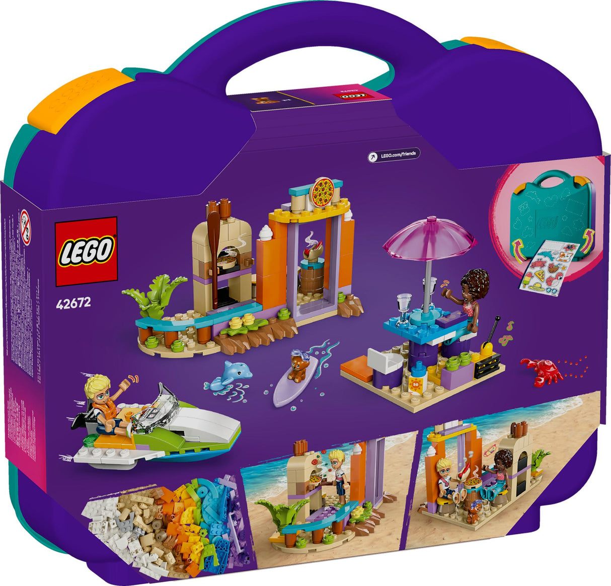 LEGO - LEGO Friends - Creative Beach and Travel Suitcase (42672) LEGO