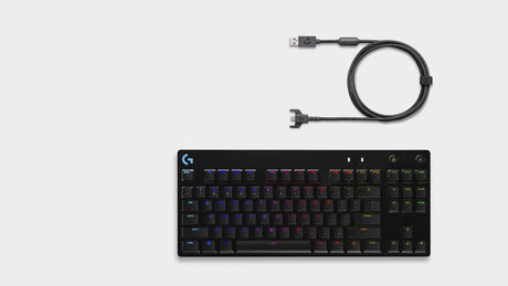 Logitech - PRO Gaming Keyboard - English (UK) - QWERTY Layout - Black - Mechanical Keyswitch - Windows, Mac OS