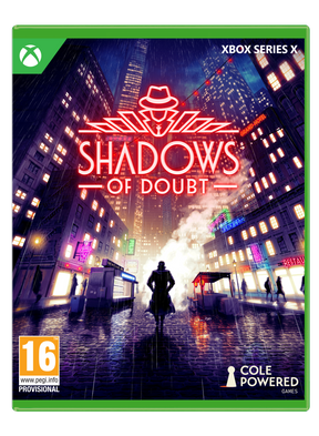 Shadows of Doubt – Xbox Series X – spillets forside