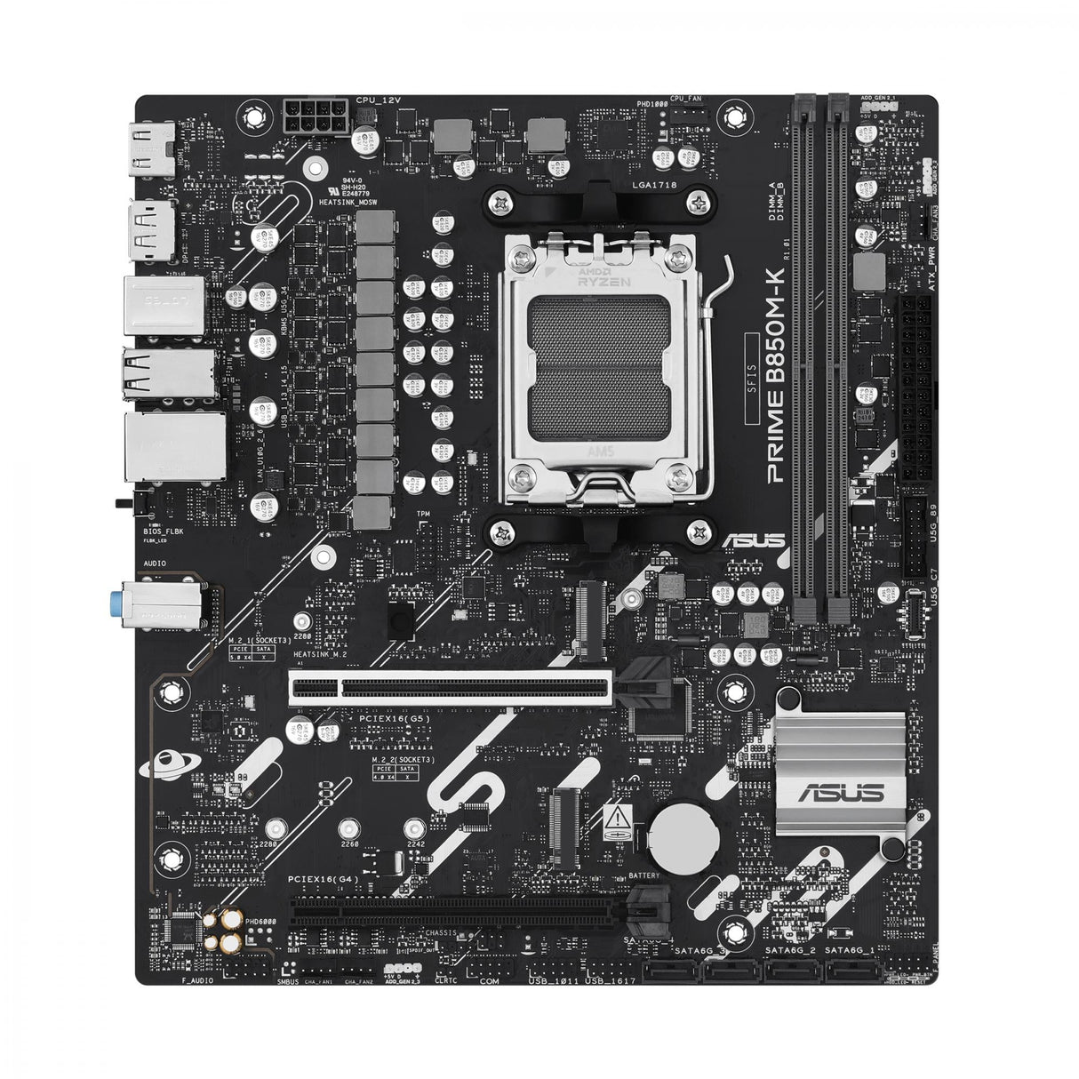ASUS PRIME B850M-K (mATX, B850, AM5, DDR5)