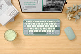 ASUS Marshmallow Keyboard KW100 – illustreret i brug; tastaturlayout illustrativt