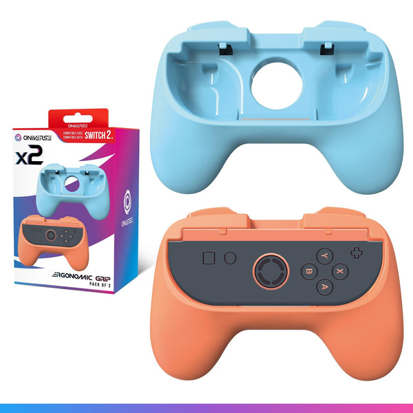 Universe NSW2-paket med 2 ergonomiska grepp - Orange/Blå
