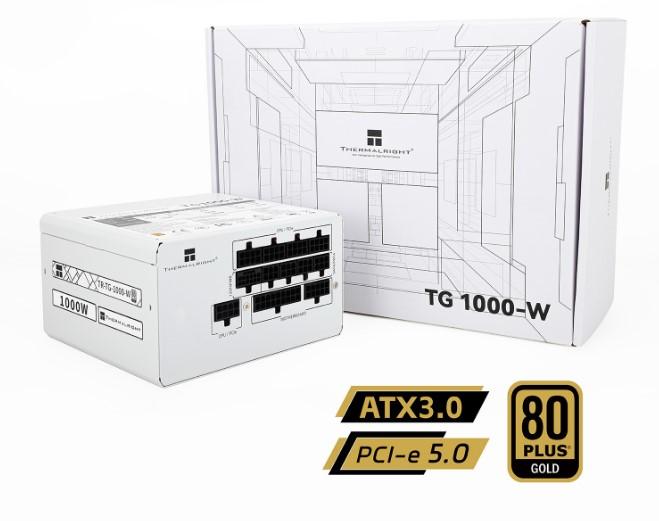 Thermalright TR-TG 1000-W Vit - PSU, 80+ Guld