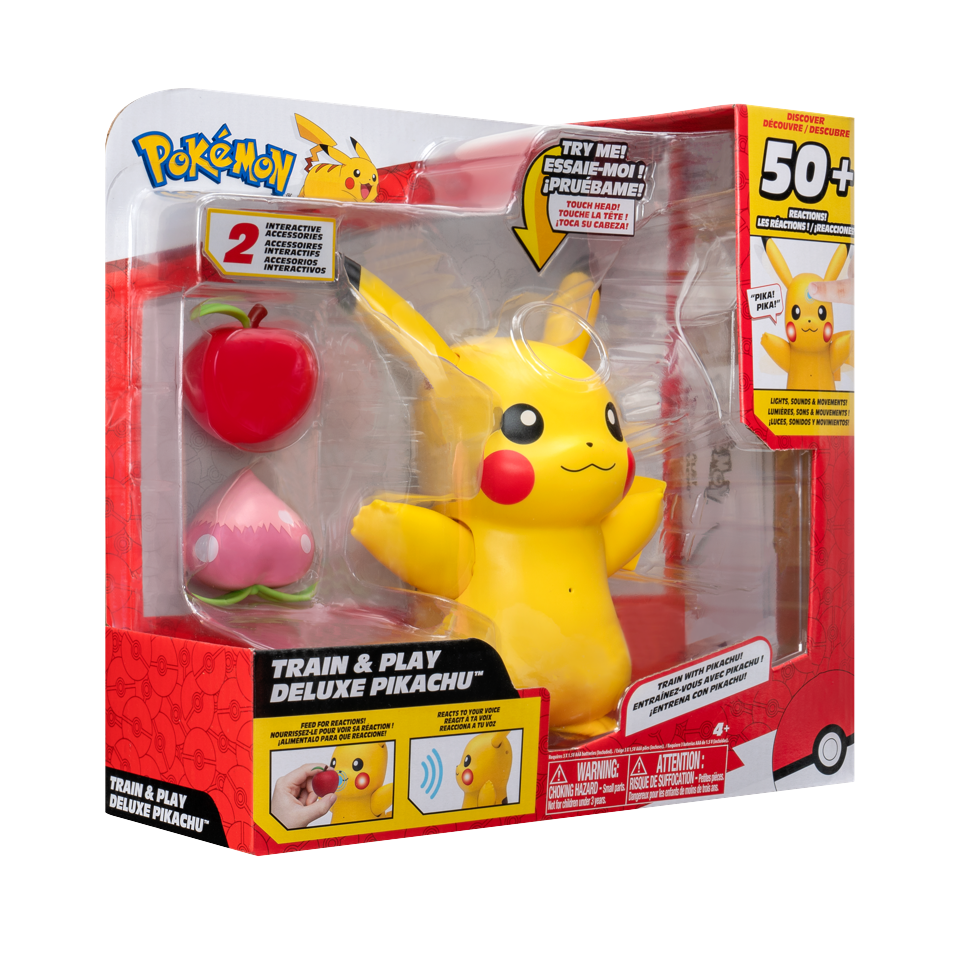 Pokemon - Träna Och Lek - Deluxe Pikachu (PKW3330)