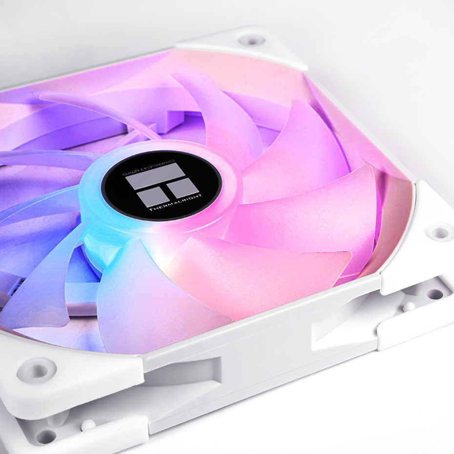 Thermalright TL-C12C-S ARGB Vit - 120 Mm Fläkt, Bulkversion