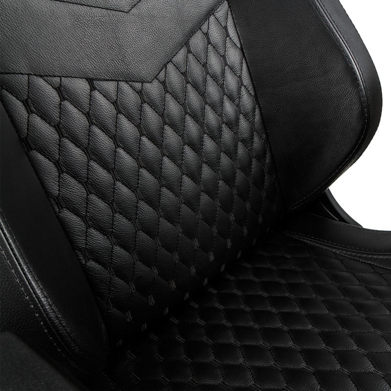 Noblechairs EPIC Äkta Läder Svart/Svart