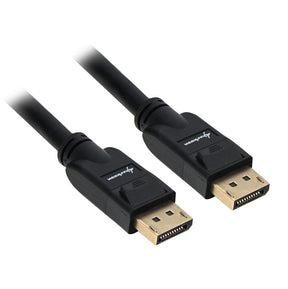 Sort Sharkoon DisplayPort kabel med to DisplayPort hanstik
