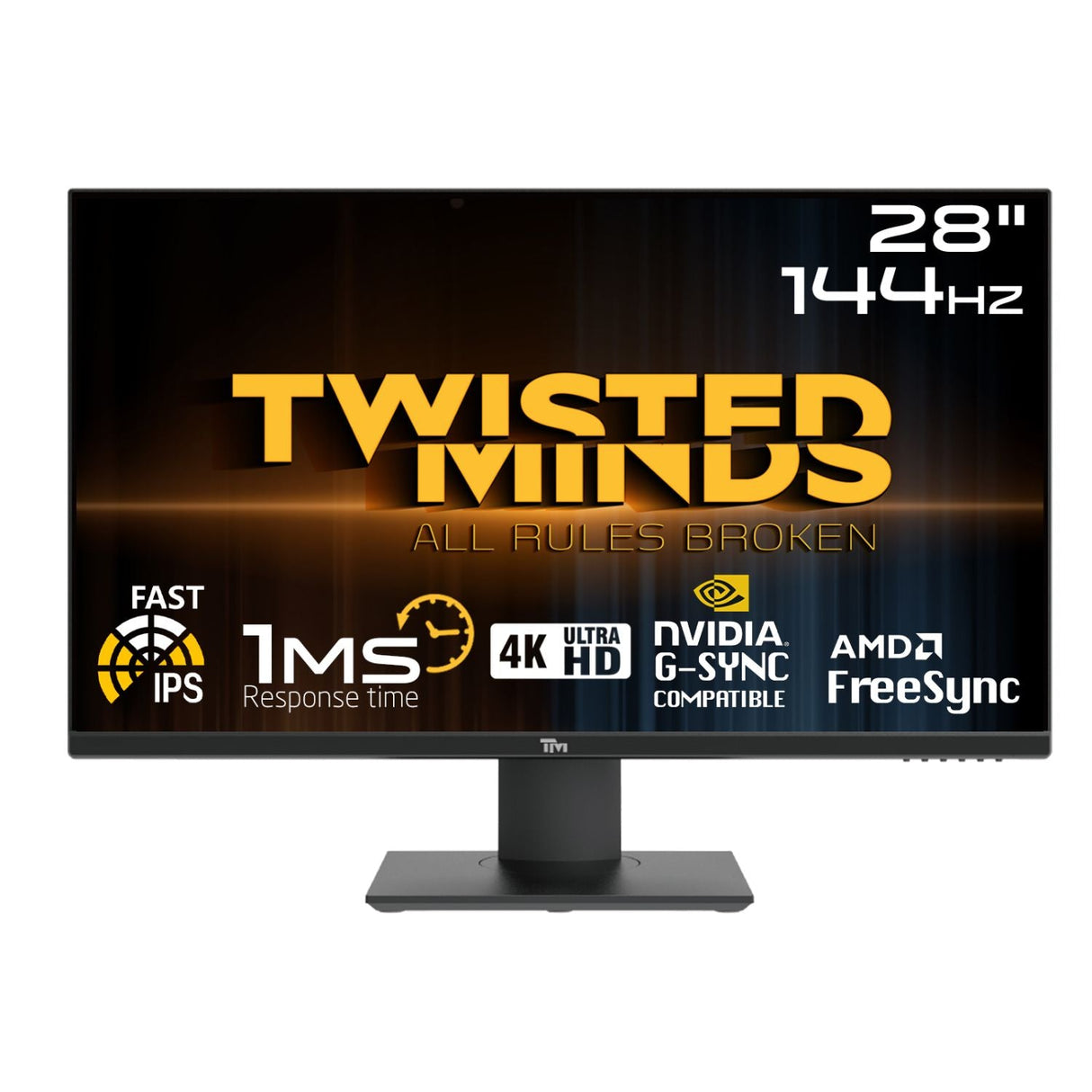TWISTED MINDS FLAT GAMING MONITOR 28&quot; UHD - 144HZ