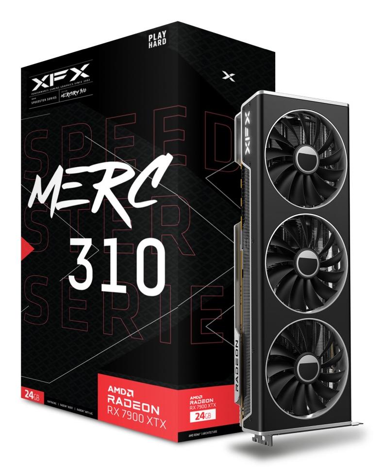 XFX RX 7900XTX Black Gaming MERC 310    24GB GDDR6 HDMI 3xDP XFX