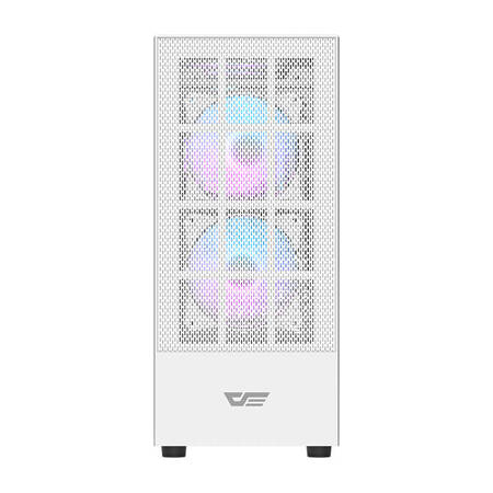 Datorfodral Darkflash A290 + 3 Fläktar (vit)
