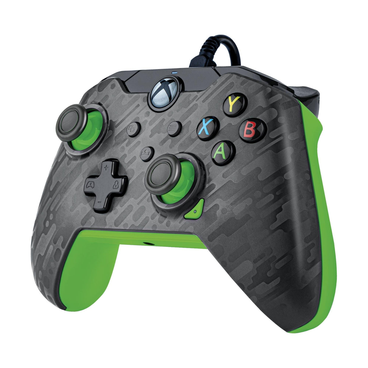 PDP Wired Controller Xbox Series X Carbon - Neon (grön)