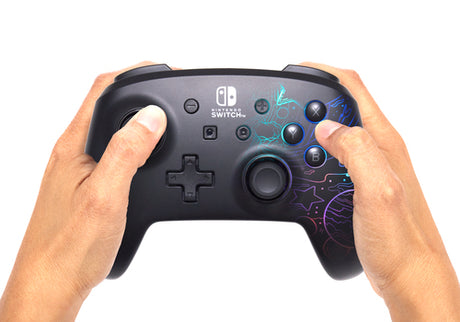 PowerA Enhanced Wireless Lumectra controller – Galactic Vortex – Nintendo Switch – i hænderne