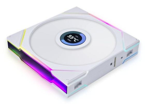 Lian Li UNI FAN TL-LCD Wireless Reverse 140 White (1pc) Lian Li