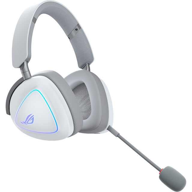 Hvidt ASUS ROG Delta II med aftagelig mikrofon