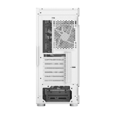 Montech X3 Glass White - 3x 140 mm statiska RGB-fläktar + 3x 120 mm statiska RGB-fläktar, sidosvängbart härdat glas