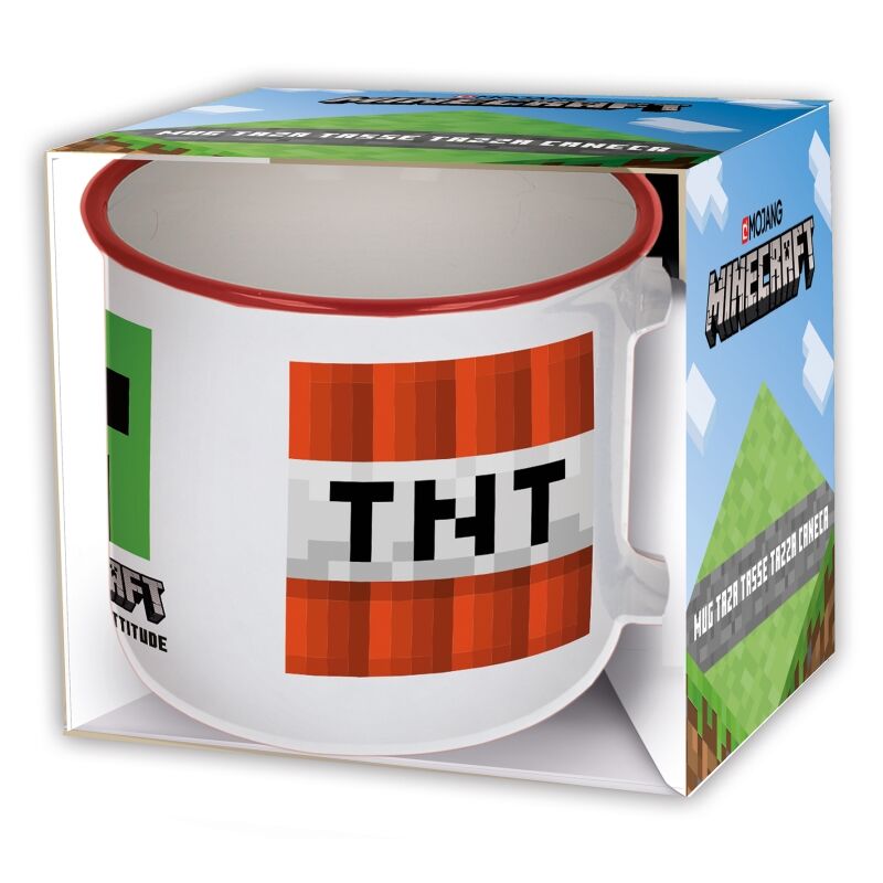 Frukostkopp Creeper And Tnt 400 Ml