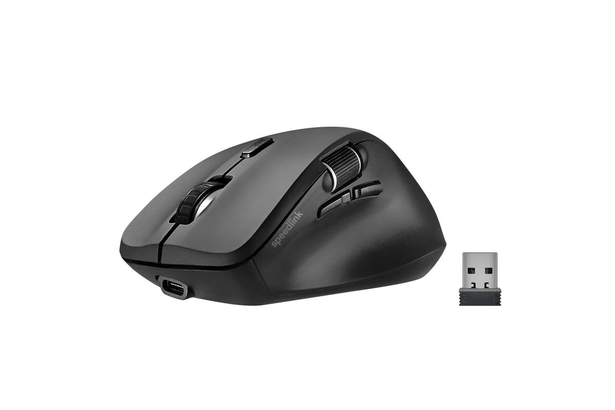 Speedlink - LIBERA Rechargeable & Wireless Mouse With Blueetooth - Black Speedlink
