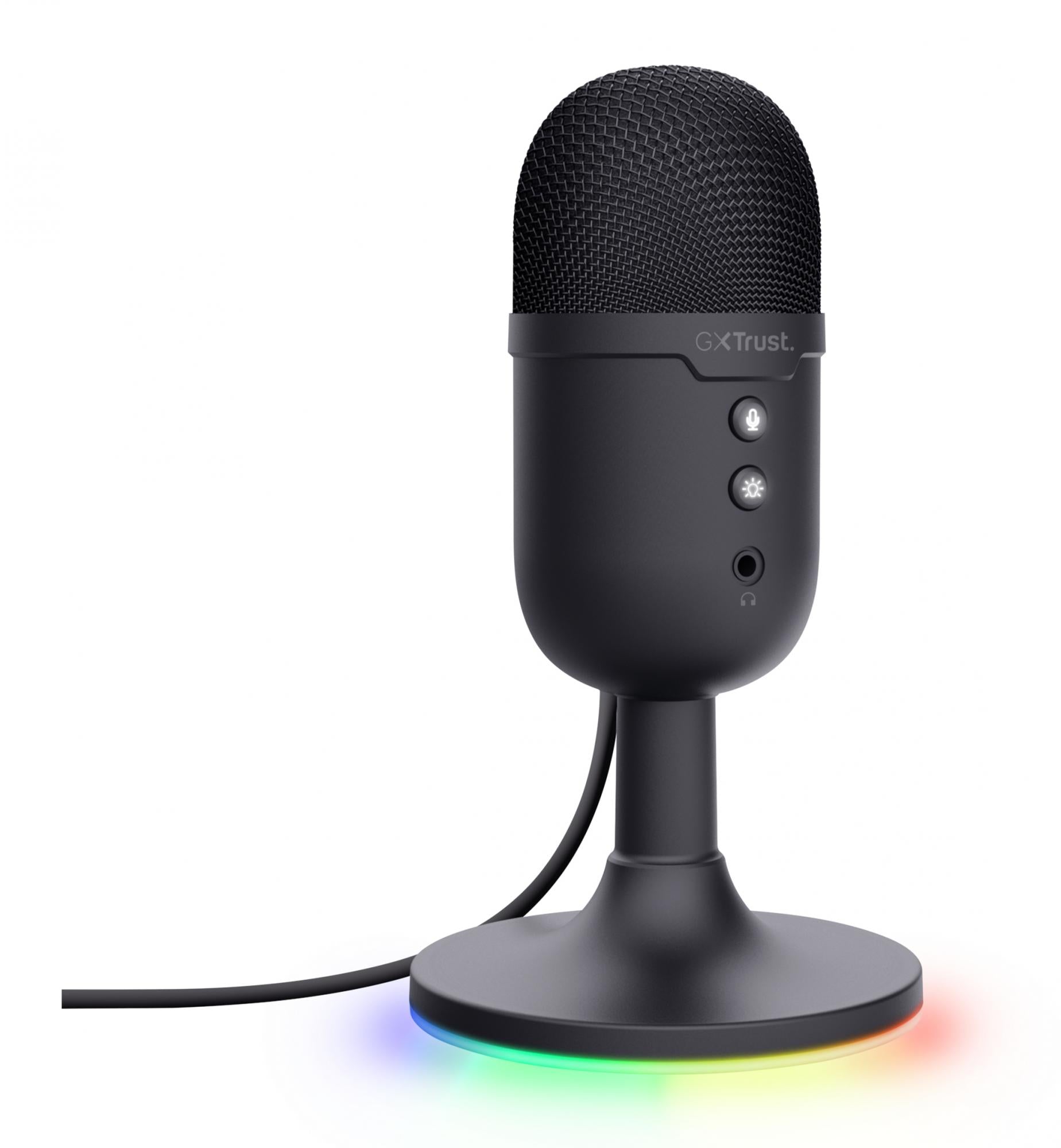 TRUST GXT234 YUNIX USB MICROPHONE - SVART