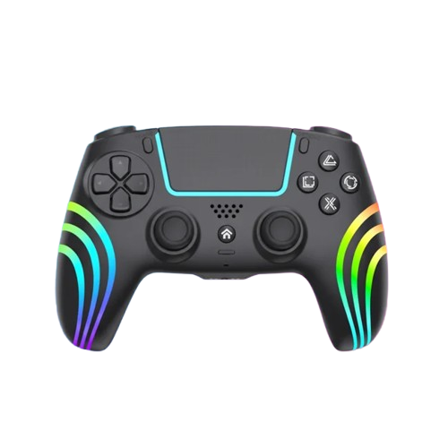 Deep Explorer Wave B RGB – sort controller til PS5
