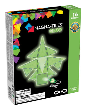 MAGNA-TILES - Glow 16 Piece Set (90215) Magna Tiles