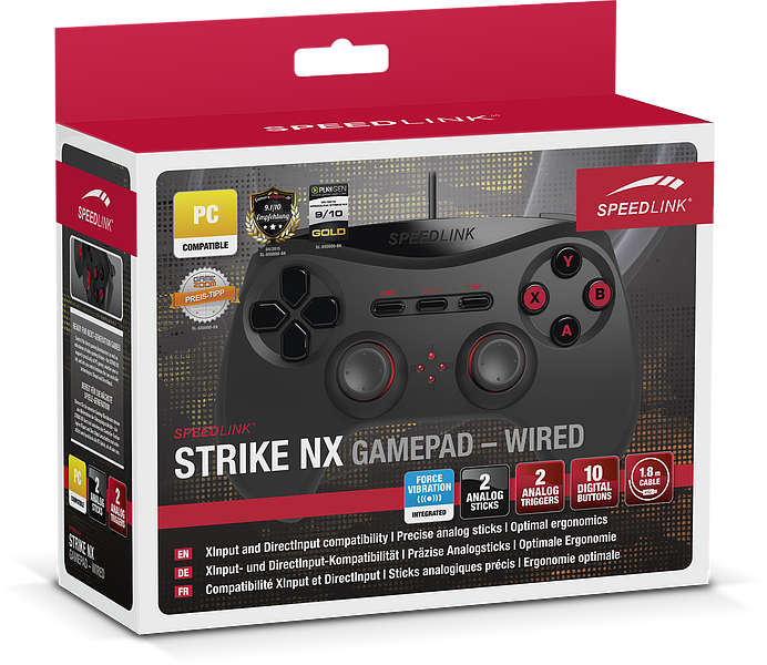 SpeedLink Strike NX Gamepad för PC / Svart