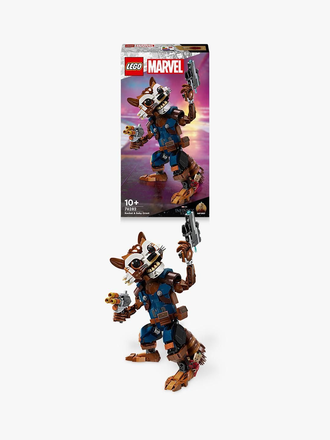 LEGO 76282 Marvel Super Heroes Raket &amp;amp; Baby Groot, Byggleksak