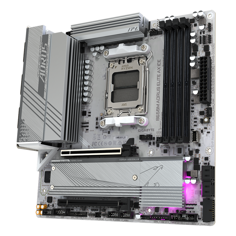 Gigabyte B650M AORUS ELITE AXE ICE