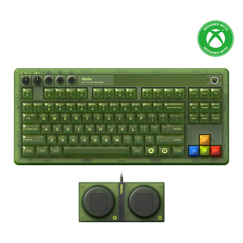 8BitDo Retro 87 Xbox Edition – tastatur, ISO UK