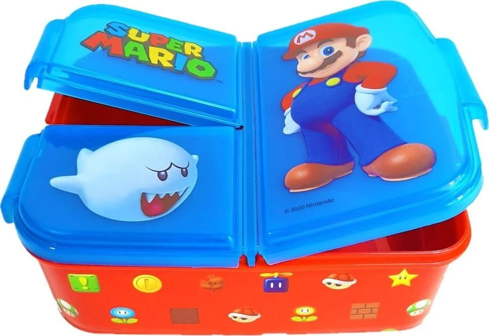 Euromic - Lunchlåda I Flera Rum - Super Mario