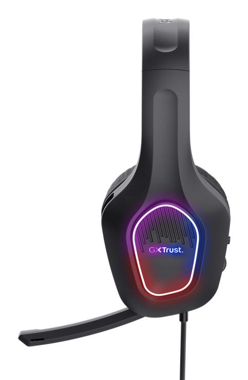 TRUST GXT416 ZIROX LED HEADSET - SVART