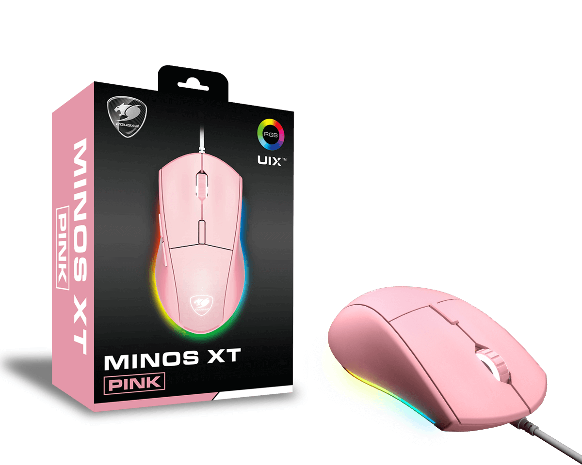 Cougar Mouse Minos XT Pink Gaming-mus
