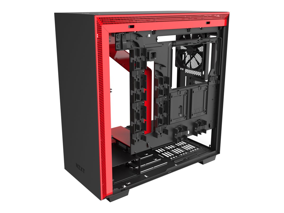 NZXT H-serien H710 Tower Extended ATX Svart Röd