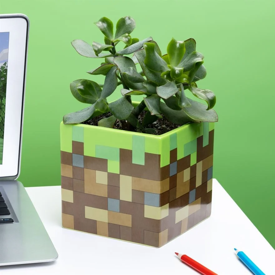 Grass Block Penna Och Växtkruka