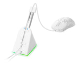 WA91 RGB Mus Bungee Med Infällbar Arm, Vit