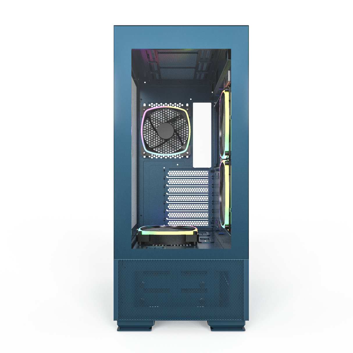 Montech Sky Two Blue - Midi-tower - E-ATX - 4x ARGB PWM-Fläktar - ARGB PWM Fan Controller