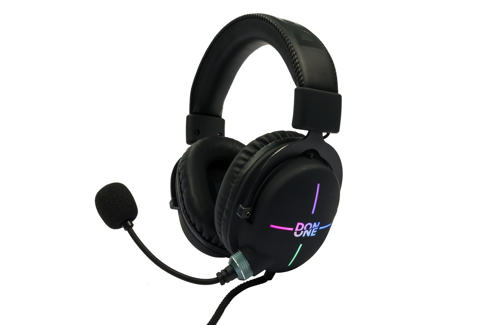 DON ONE - GH300 RGB MK2 spelhörlurar med avtagbar mikrofon