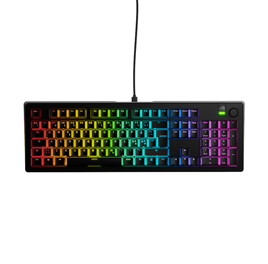 Glorious GMMK 3 100% Prebuilt Wired Black - ND