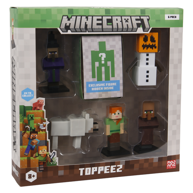 Minecraft -3D Figure 6 pack - Style 2