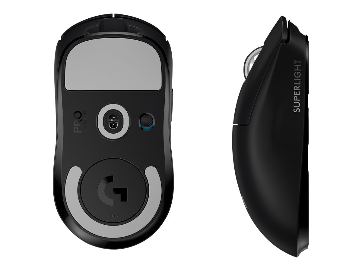 Logitech PRO X SUPERLIGHT Trådlös Spelmus Optisk Trådlös Svart