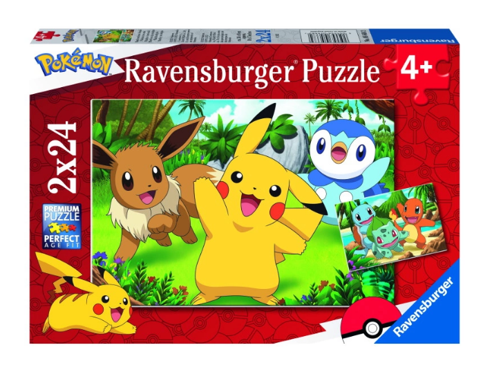 Ravensburger - Pokémon 2x24 Bitar