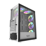 Datorfodral Darkflash DK150 Med 3st Fläktar (vit)