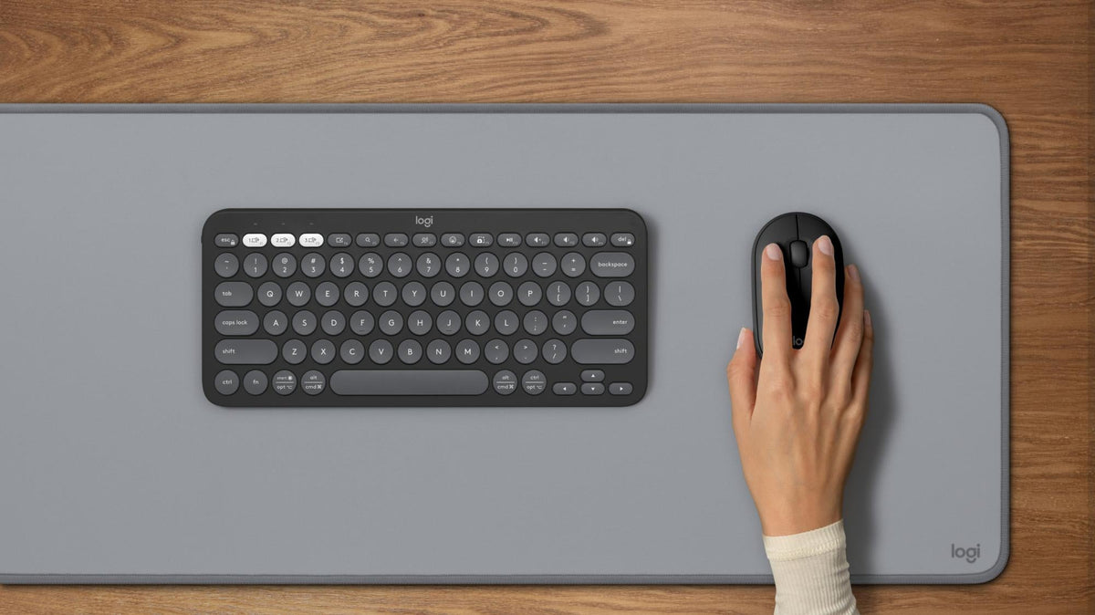 Logitech - Pebble 2 COMBO - Tonal Graphite Nordic Logitech