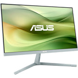 Grøngrå ASUS VU249CFE-G – 23,8-tommers skærm set skråt forfra