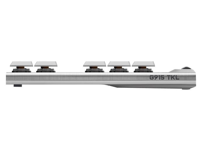 Logitech - G915 TKL Tenkeyless LIGHTSPEED Gaming Tangentbord - VIT -TAKTIL SWITCH (Nordisk)