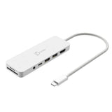 J5 ECO-FRIENDLY USB-C MULTI-PORT HUB WITH POWER DELIVERY - WHITE J5