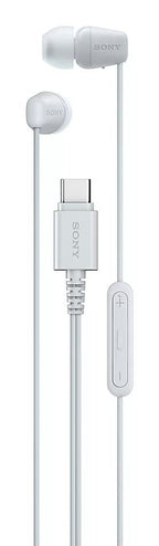 Sony IER-EX15C – øretelefoner med USB-C – hvid – produktbillede
