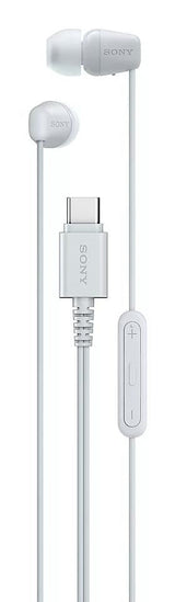 Sony IER-EX15C – øretelefoner med USB-C – hvid – produktbillede