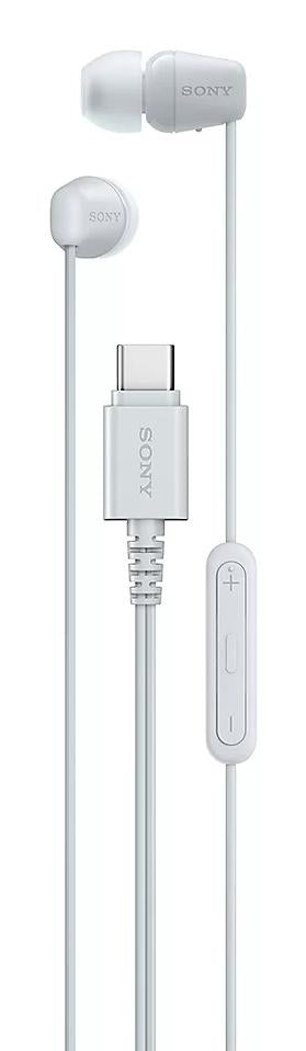 Sony IER-EX15C – øretelefoner med USB-C – hvid