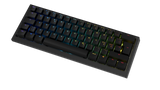 Ducky One X - Black Nordic - Mini 60% - Ducky Inductive Switch (analog) Tri-Mode (trådlös, BT, Sladd)