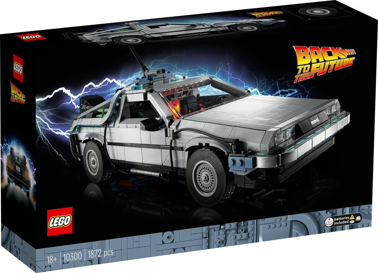 LEGO 10300 Ikoner Tillbaka Till Framtiden Time Machine Construction Toy